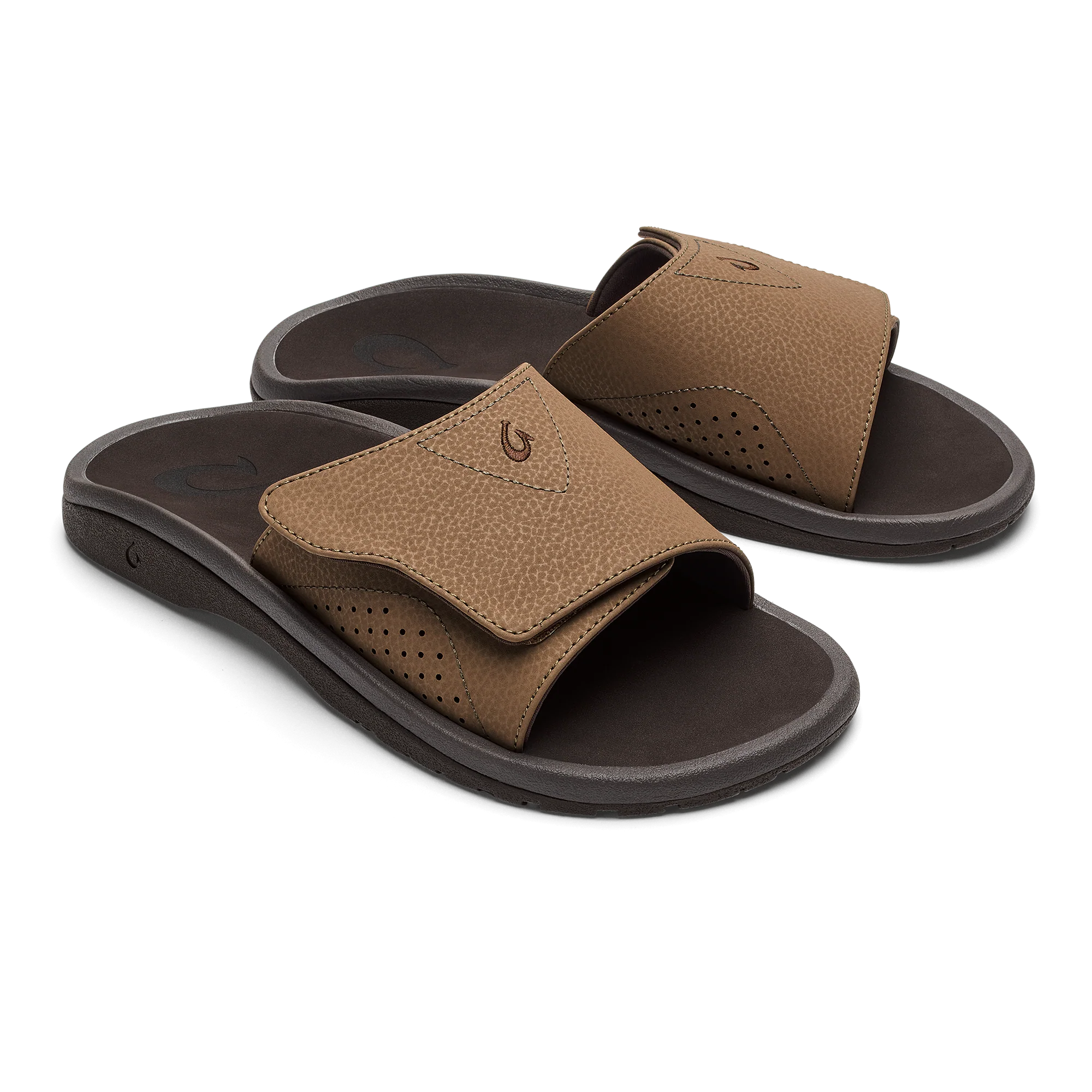 Nalu Slide  -  Tan / Dk Java